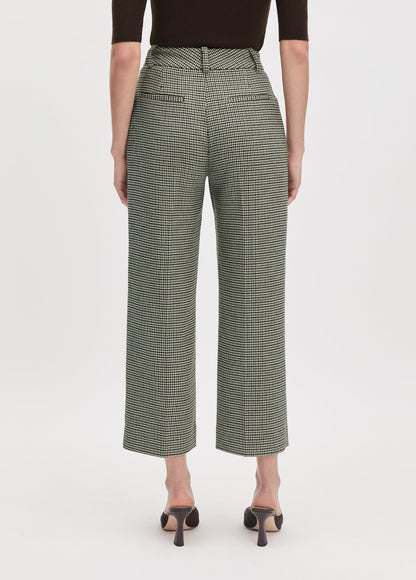Favorite Daughter Cropped Fiona Pant in Cheshire Houndstooth
