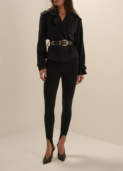 Favorite Daughter The Stirrup Pant in Black