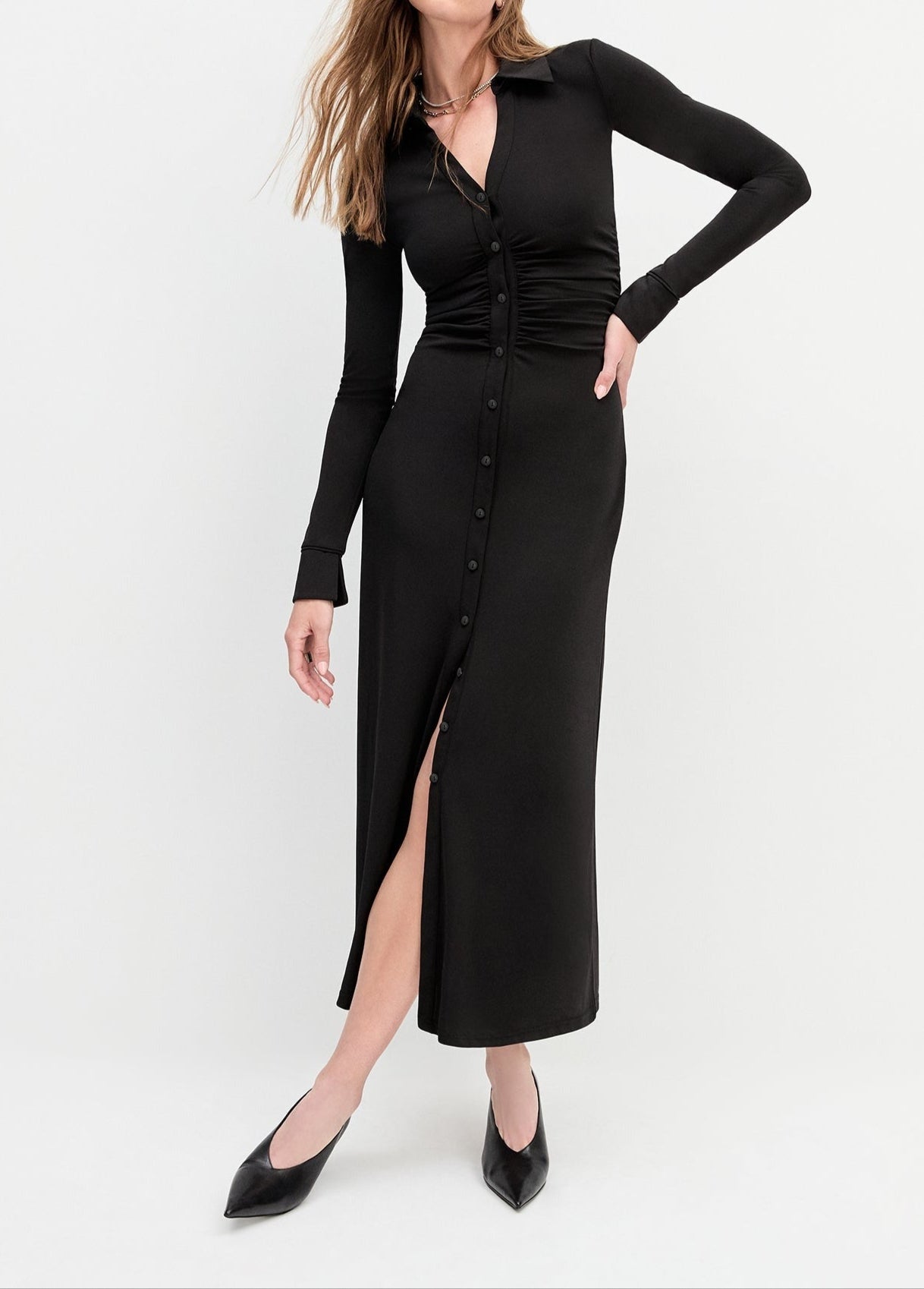 Favorite Daughter The Naomi Dress in Black
