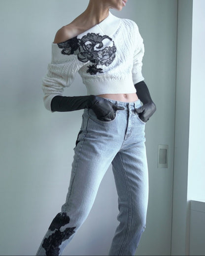 Hellessy Floyd Sweater in Ecru
