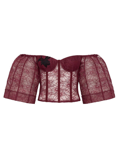 Hellessy Morrison Bustier in Bordeaux