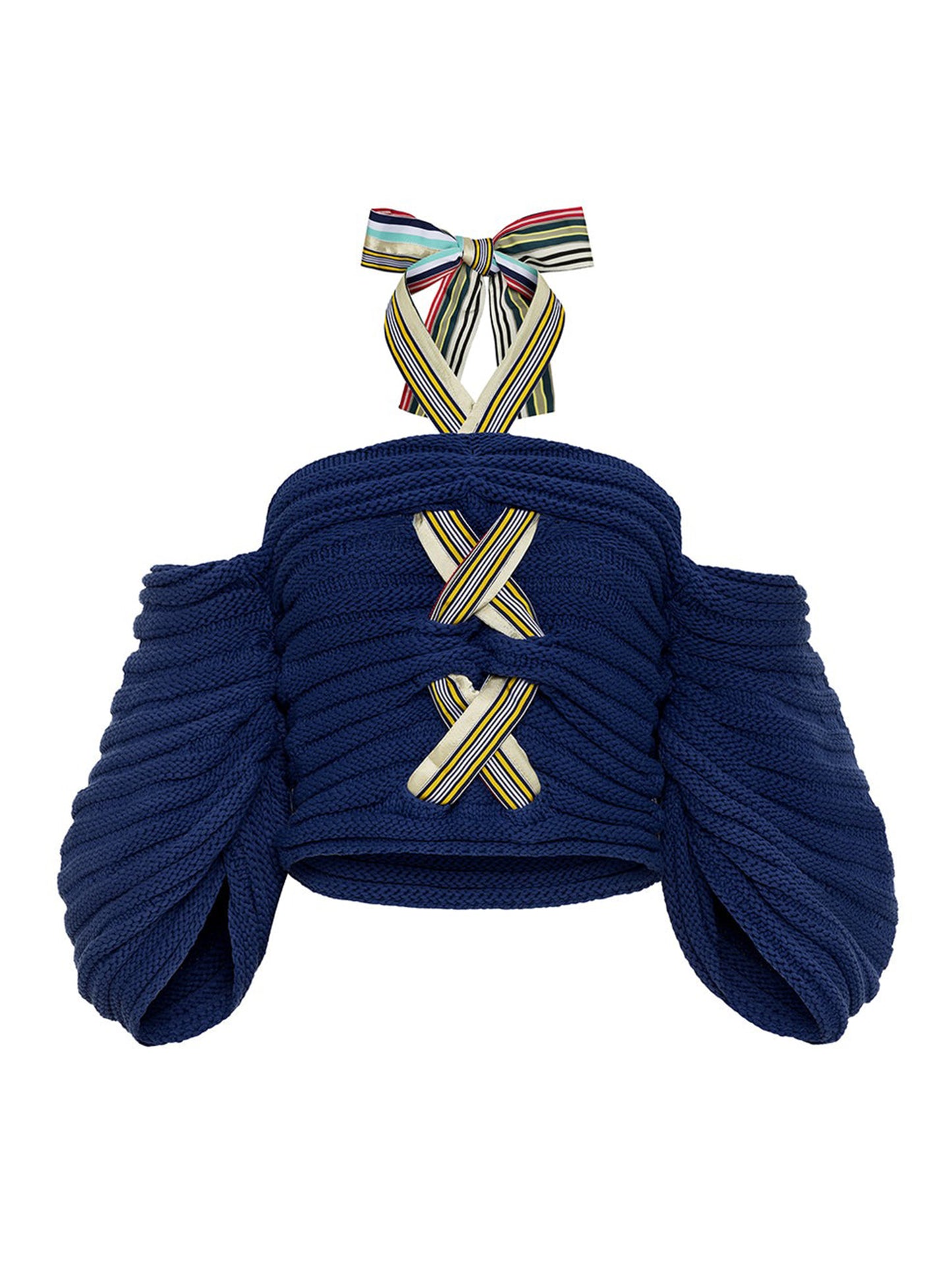Hellessy Veronica Knit in Captain Blue/White