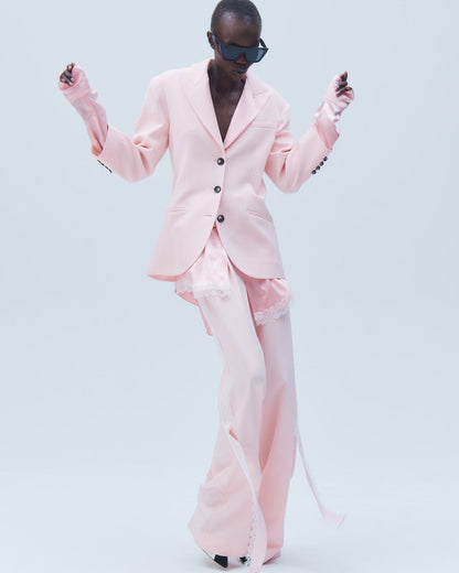 Hellessy Bardot Blazer in Pink/Orchid Pink