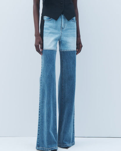 Hellessy Cal Jeans in Combo Wash/Black