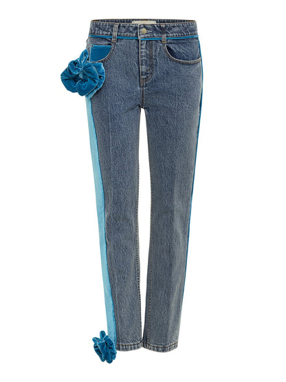 Hellessy Lya Jeans in Dark Stone Wash/Blue