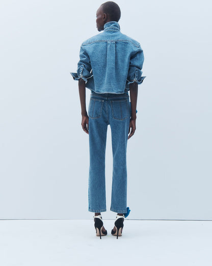 Hellessy Lya Jeans in Dark Stone Wash/Blue