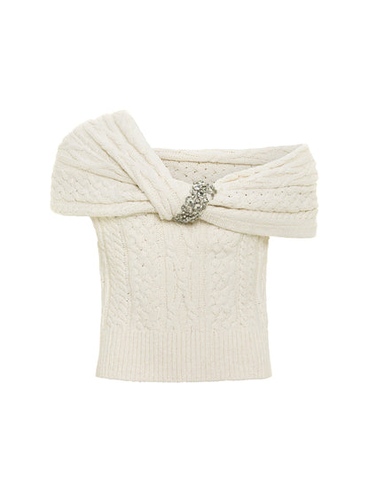 Hellessy Marla Sweater in Ecru