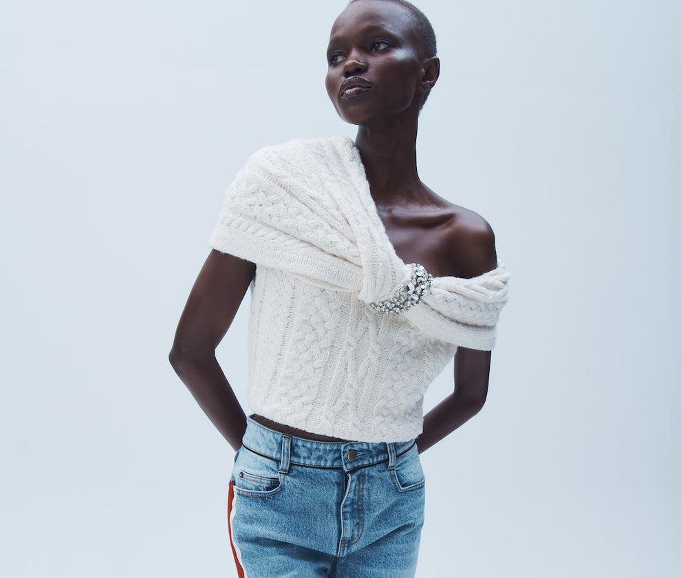Hellessy Marla Sweater in Ecru