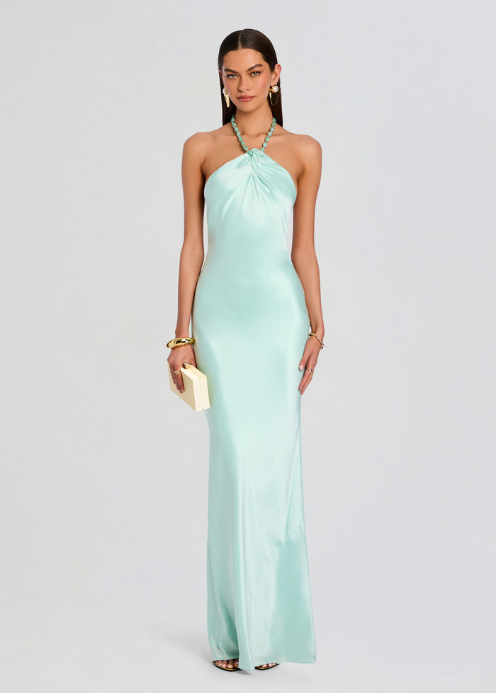 Retrofête Anat Dress in Eucalyptus