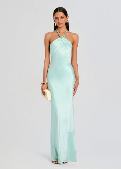 Retrofête Anat Dress in Eucalyptus