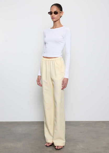 Enza Costa Twill Everywhere Pant in Flan