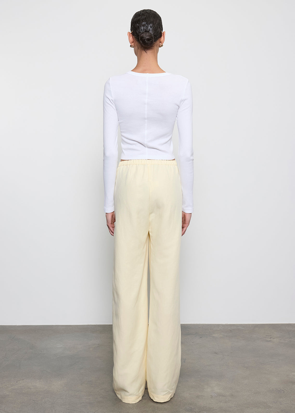 Enza Costa Twill Everywhere Pant in Flan