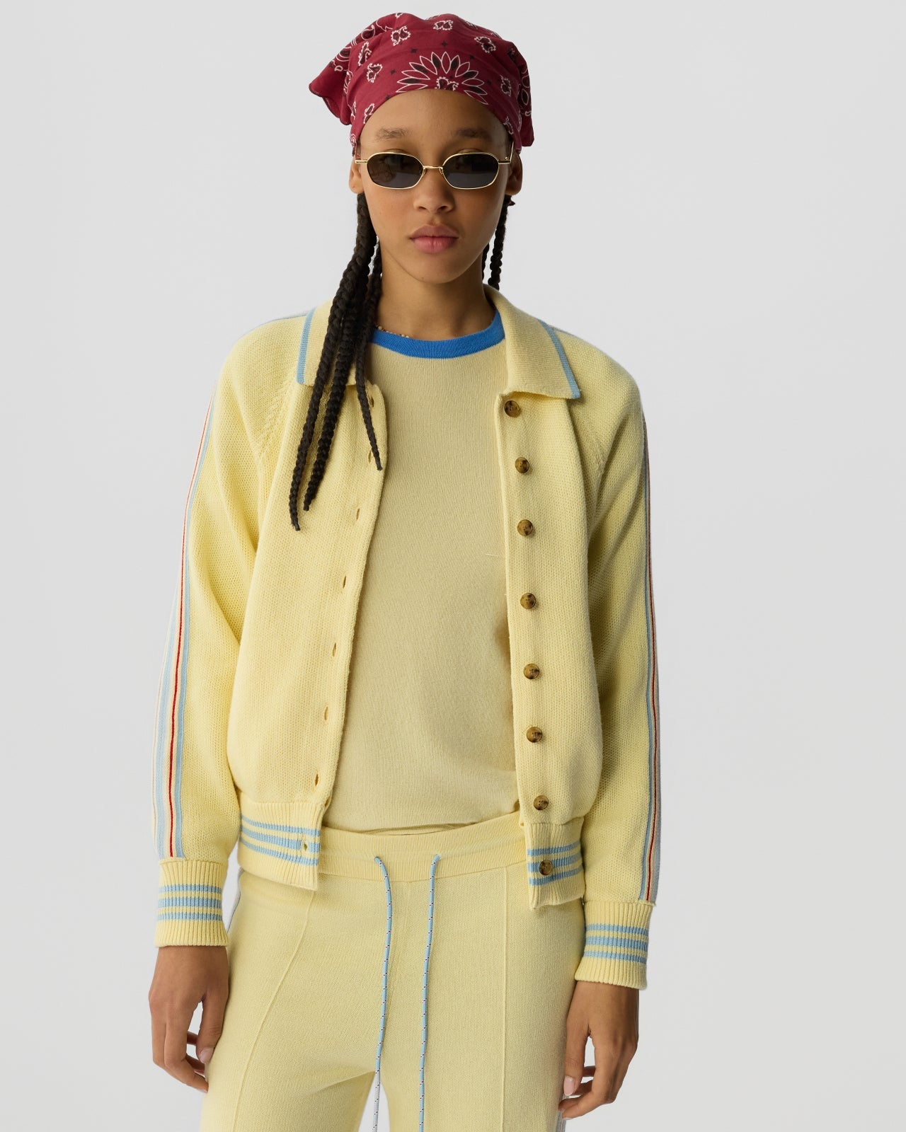 Guest in Residence Varsity Jacket in Mist