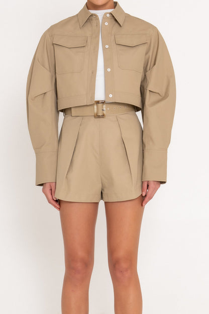 Sans Faff Torino Top in Camel