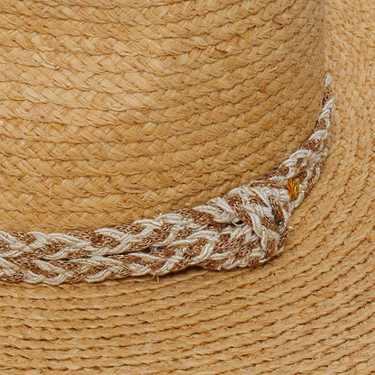 Lele Sadoughi Braided Rope Straw Hat in Natural