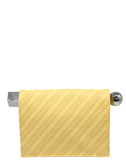 Jacquemus La Pochette Rond Carre in Light Yellow