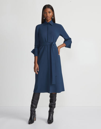 Lafayette 148 Responsible Finesse Crepe Buttoned Split Cuff Shirtdress – Leigh's of Breton Village