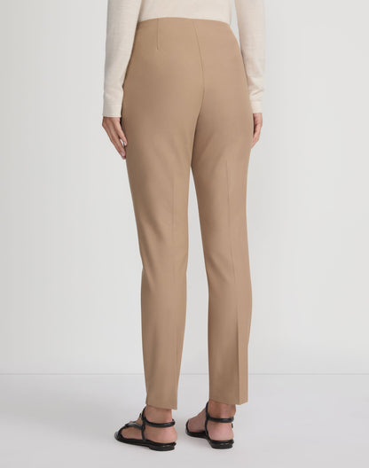 Lafayette 148 Techno Stretch Twill Stanton Pant in Cammello