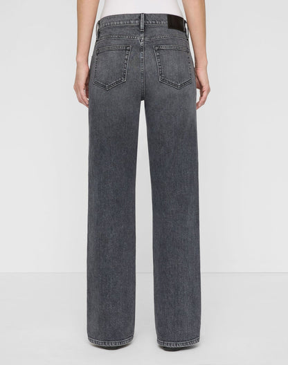 Lafayette 148 Denim Wyckoff Wide Leg Jean in Washed