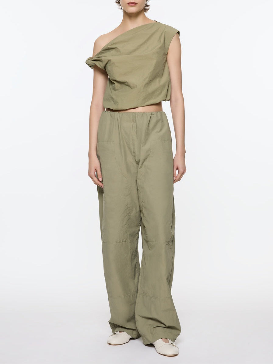Paris Georgia Cocoon Track Pant in Clay