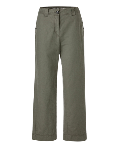 Marc Cain Wukari Casual Wide Pants in Forest Night