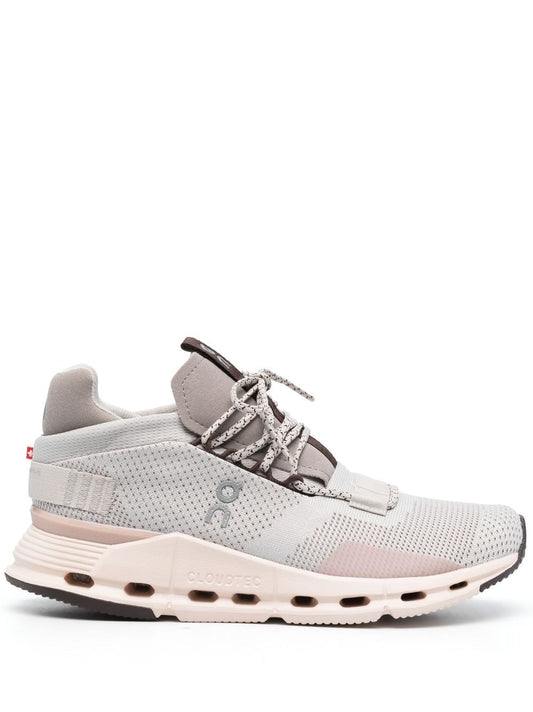 On Running Cloudnova Pearl/Shell Sneakers