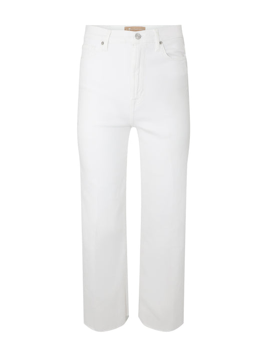 7 For All Mankind Ultra High Rise Cropped Jo Jean in Soleil