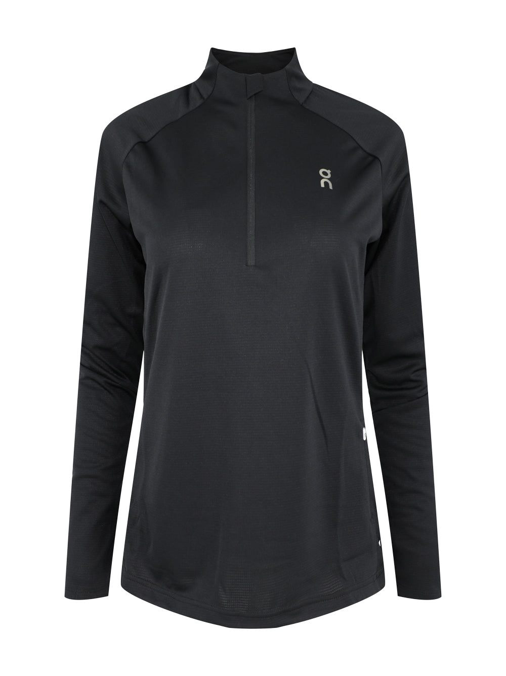 On Running Climate 1/4 Zip Long Sleeve Pullover in Black
