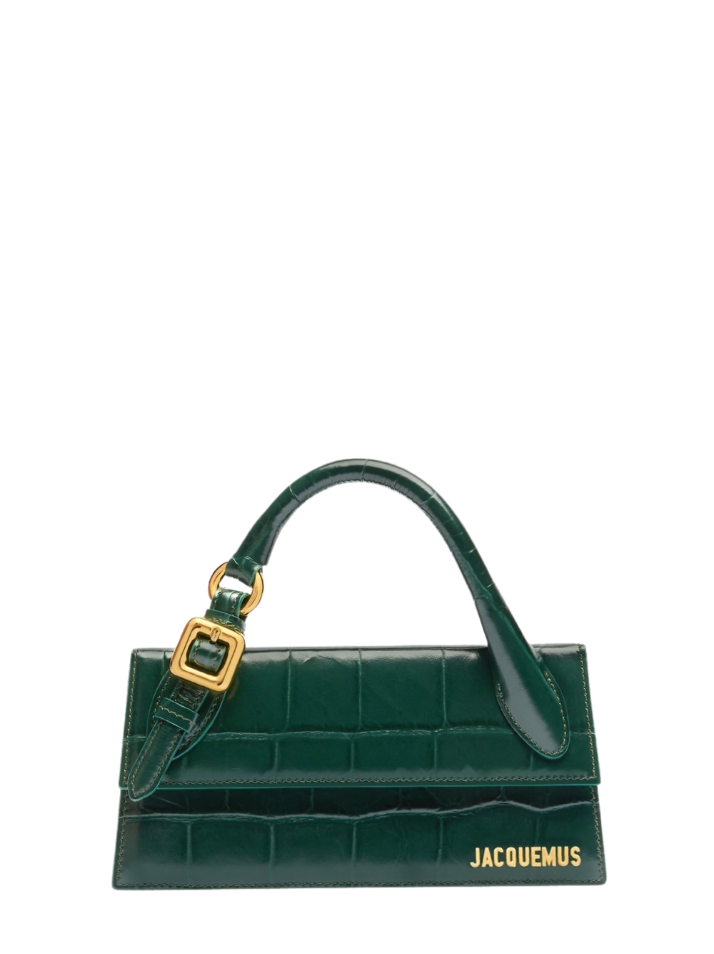Jacquemus Le Chiquito Long Boucle in Dark Green