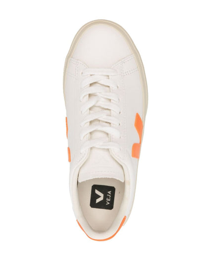 Veja Campo Chromefree Leather Sneaker in Extra-White/Fury