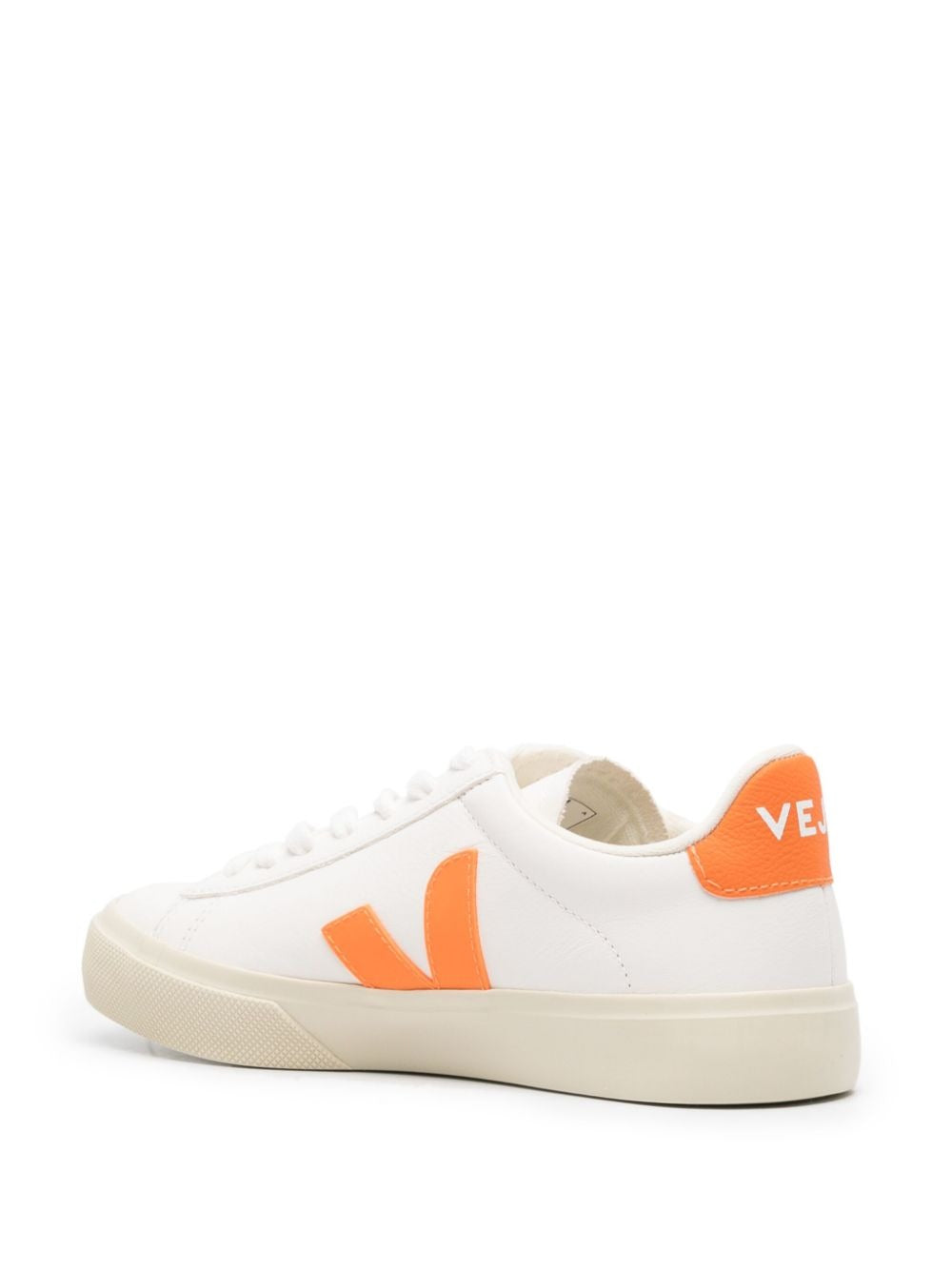 Veja Campo Chromefree Leather Sneaker in Extra-White/Fury