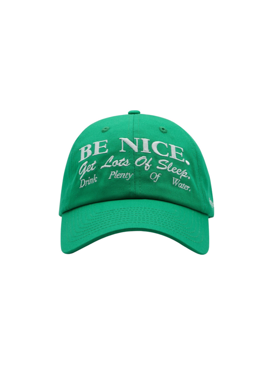 Sporty & Rich Be Nice Hat in Verde