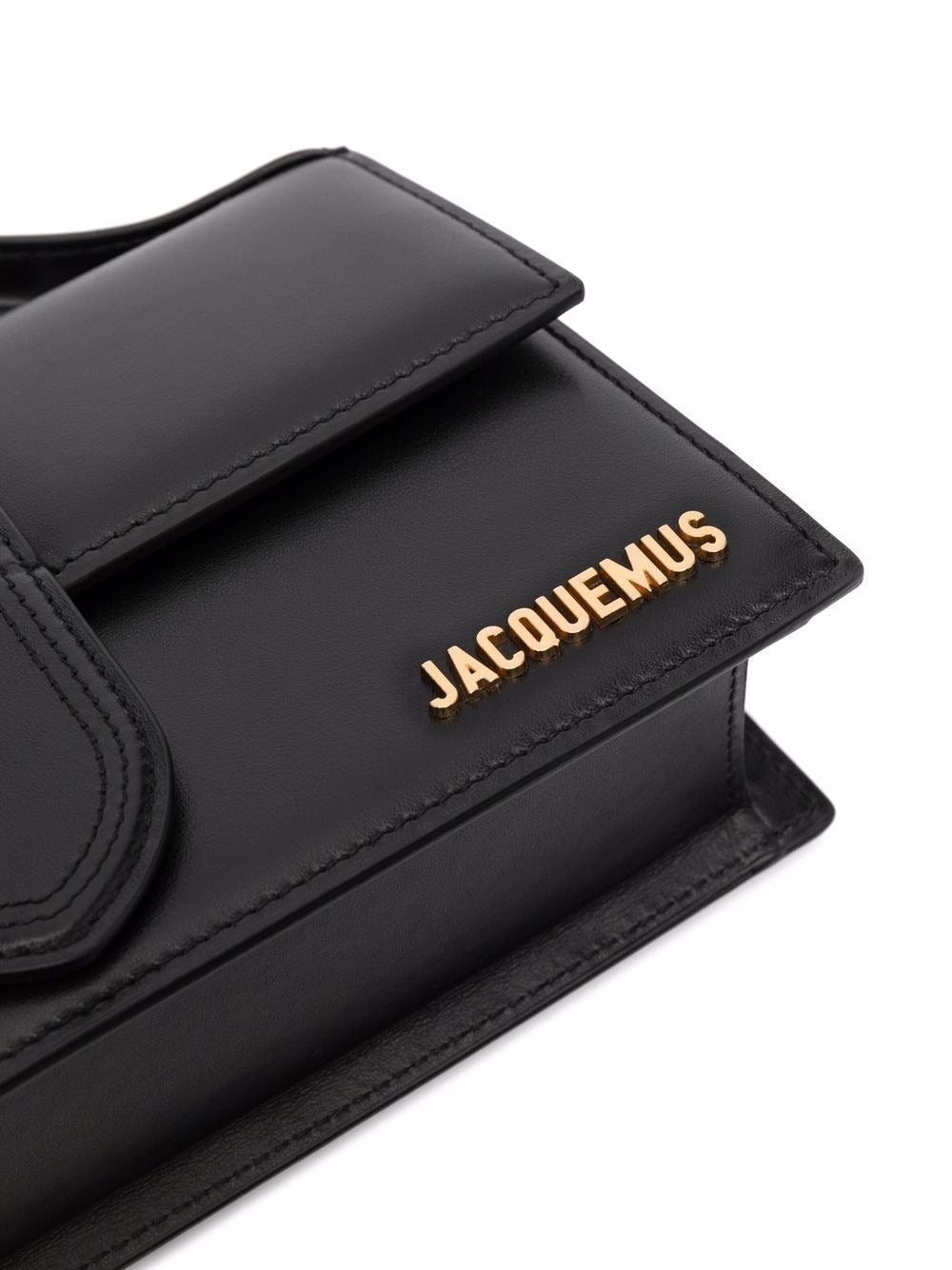 Jacquemus Mini Leather Le Bambino Top-Handle Bag - Black - One Size