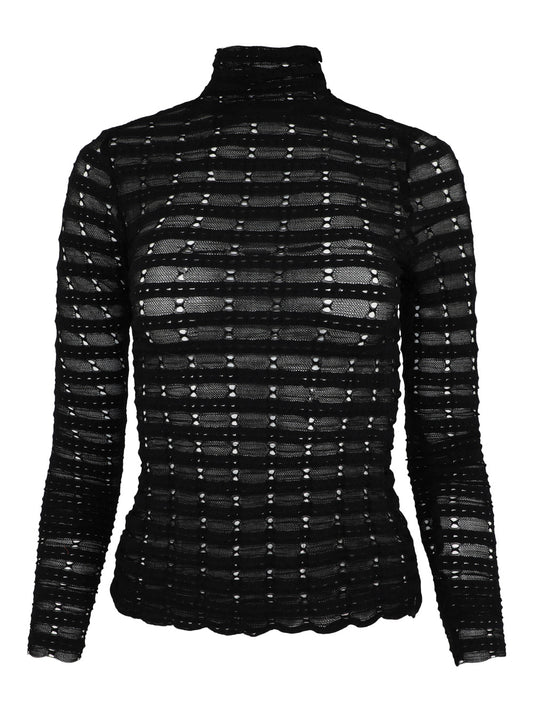Ulla Johnson Adora Turtleneck in Noir Nor