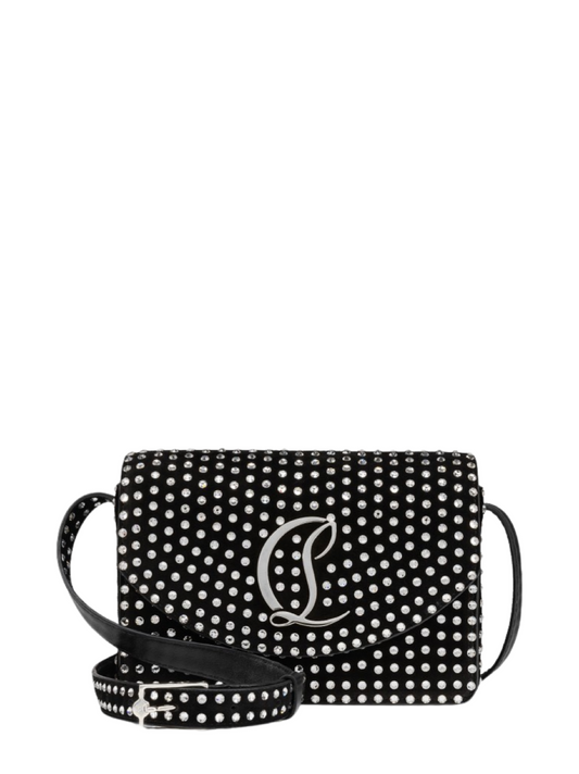 Christian Louboutin Loub154 Crossbody Small Crystal in Silver | In-Store Only