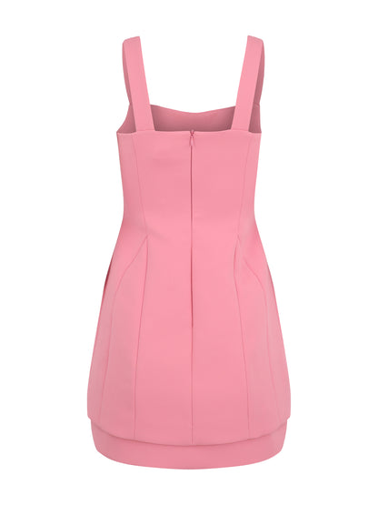 Alexis Gineva Dress Tank Mini Dress in Opera Pink