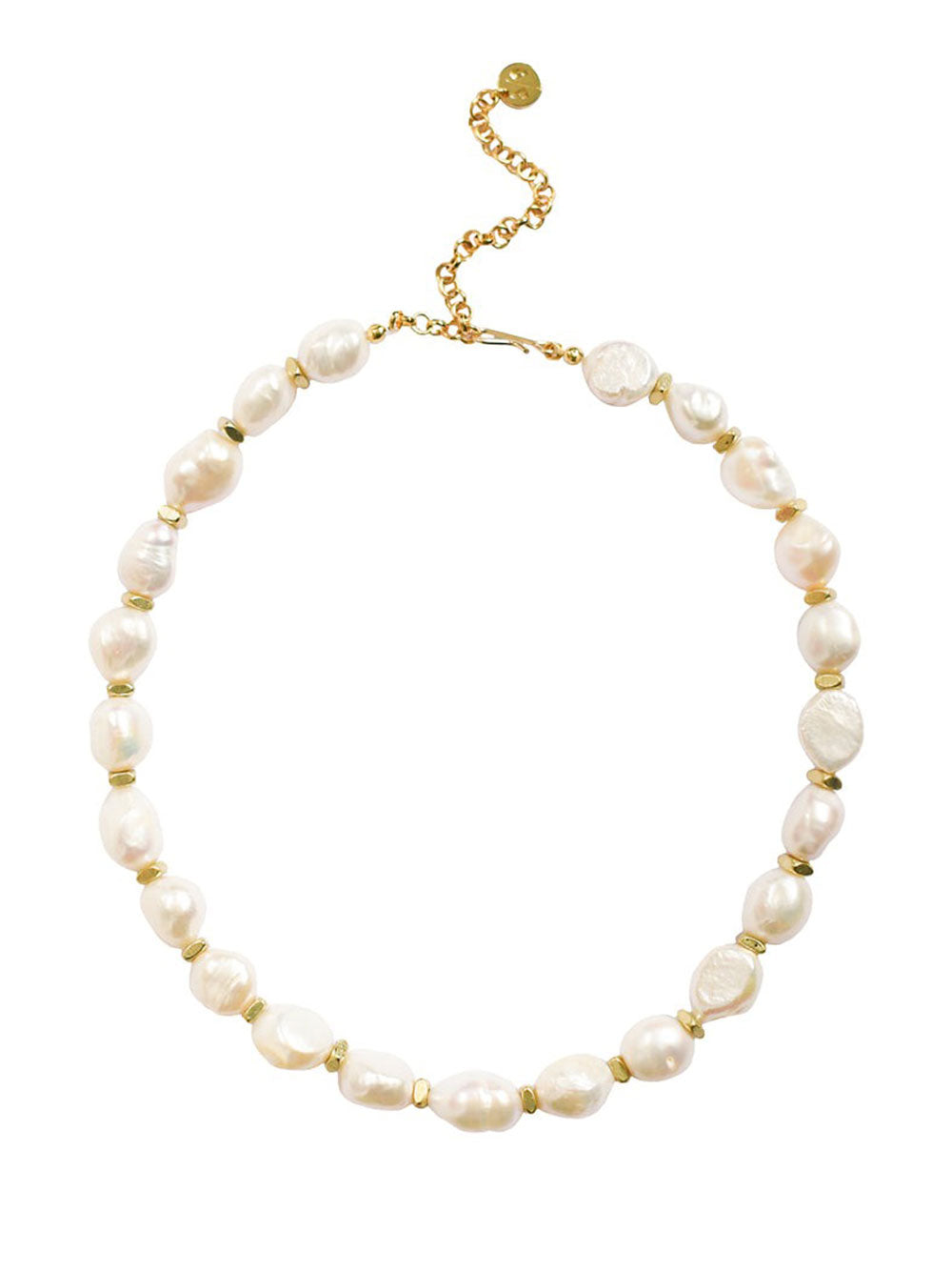 Adriana Pappas Pearl Nugget Choker Necklace
