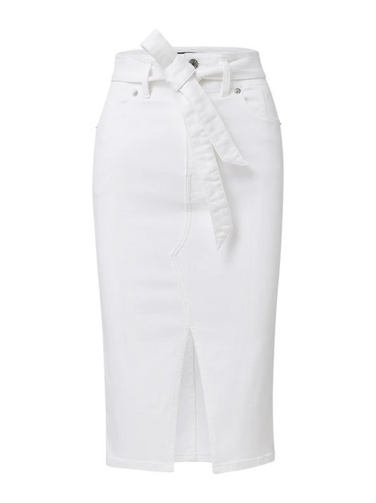 Veronica Beard Nazia Pencil Skirt in White