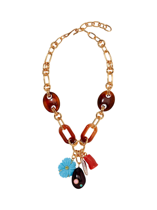 Lizzie Fortunato Margritte Charm Necklace