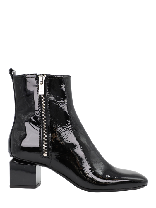 AGL Angie Black Patent Bootie