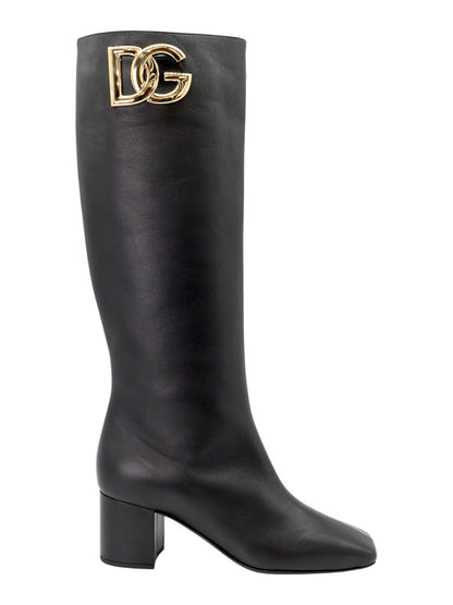 Dolce & Gabbana Stivale Tall Black Boot