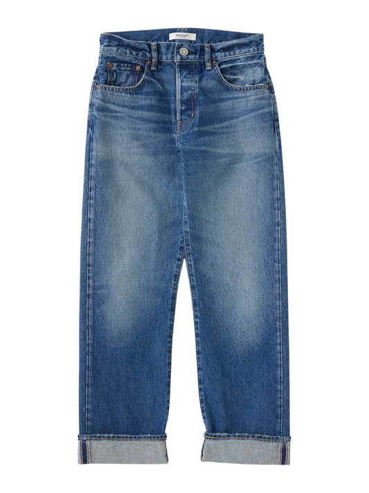 Moussy Vintage MV Foxwood Straight Jean in Blue