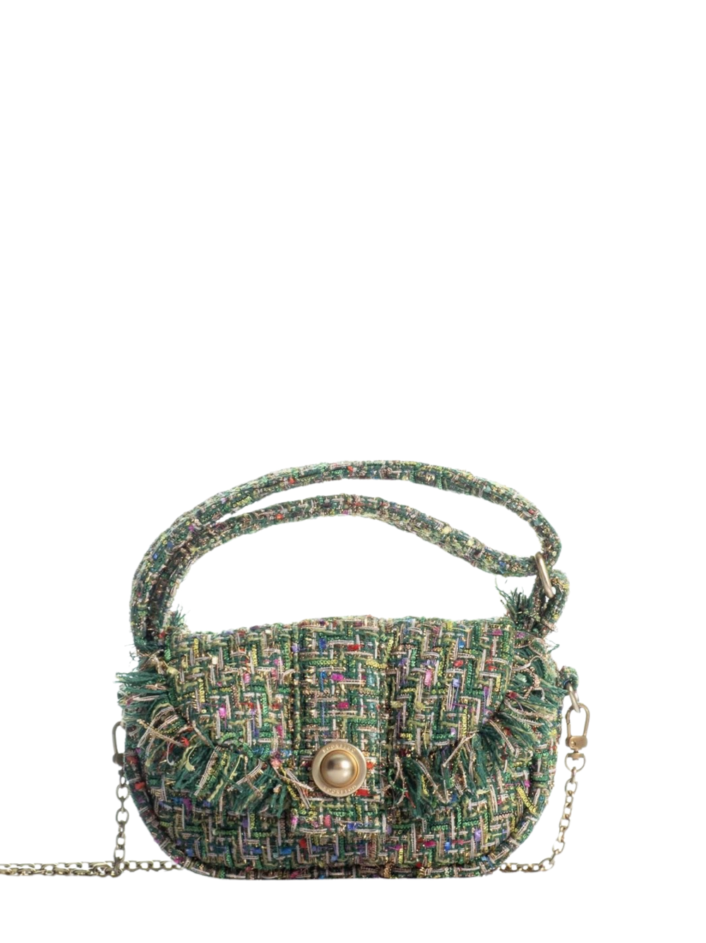 Kooreloo The Claudina Handbag in Multi Green