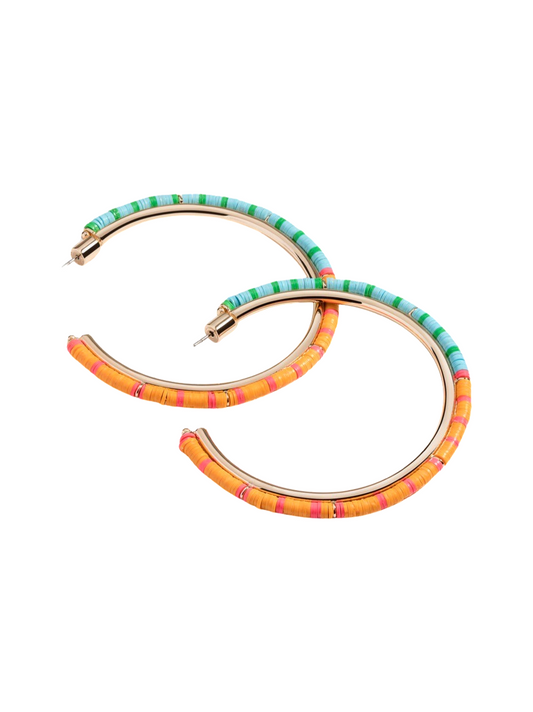 Elsie Frieda Anguilla Hoop Earrings (More Colors)