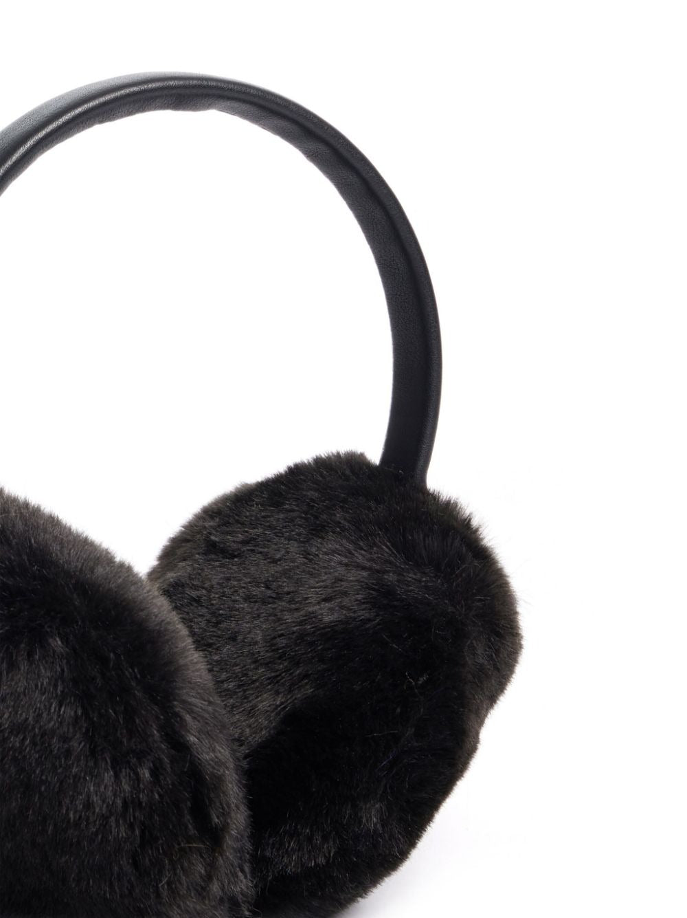 Apparis Esme Plant-Based Fur Earmuffs in Noir