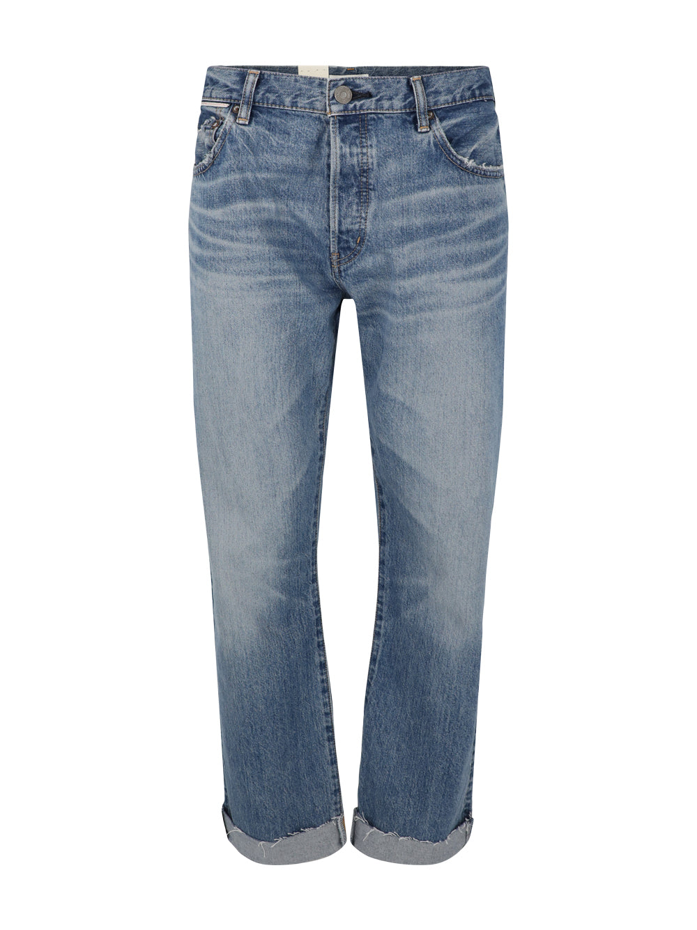 Moussy Vintage Seagraves Straight Jean in Light Blue