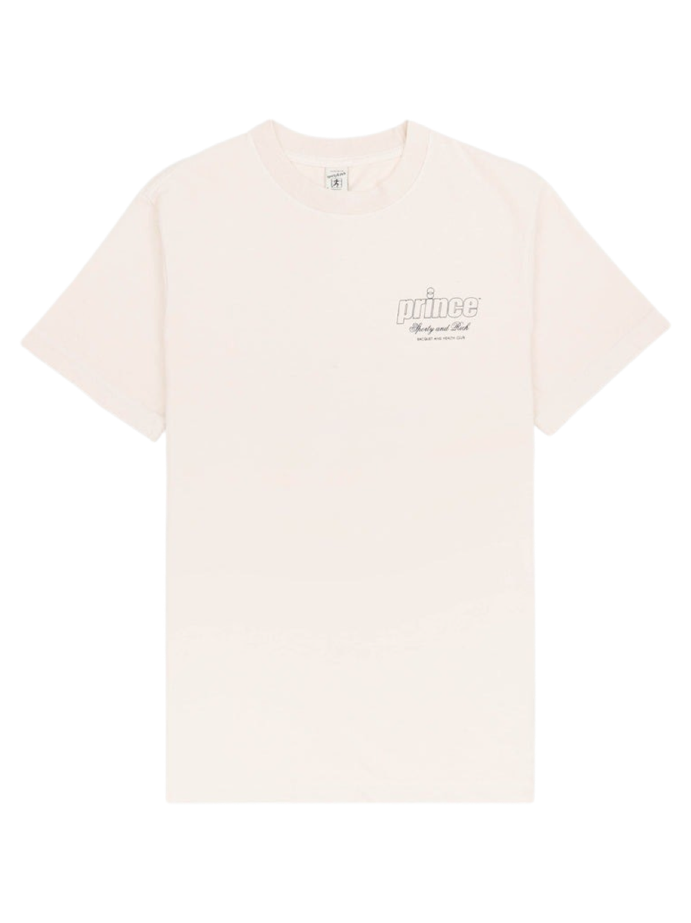 Sporty & Rich Prince Health T-Shirt in Cream