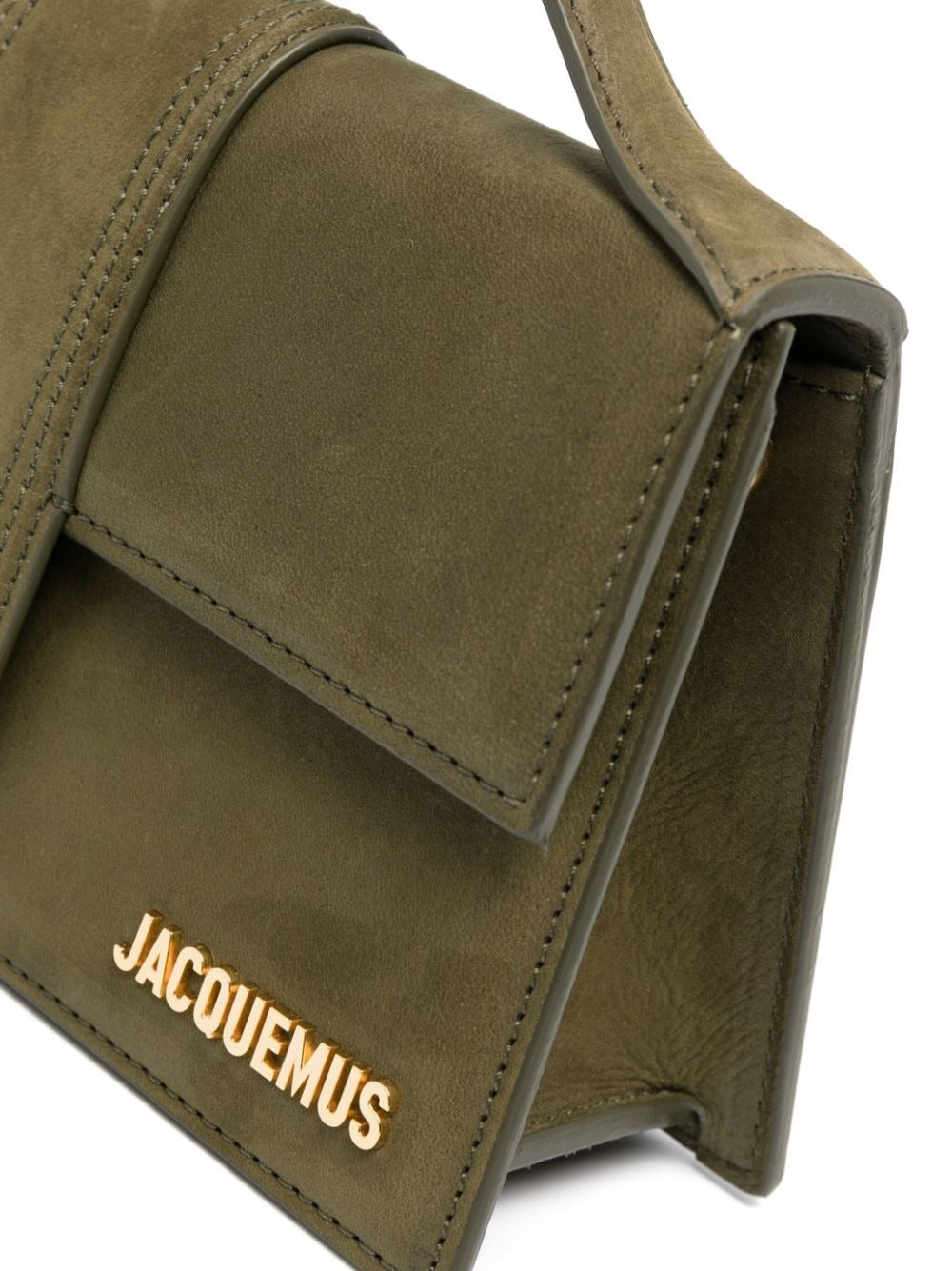 Jacquemus Le Grand Bambino Handbag in Dark Khaki Leigh s of