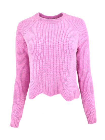 Autumn Cashmere Scalloped Shaker Sweater (More Colors)