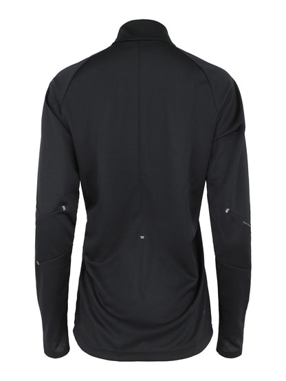 On Running Climate 1/4 Zip Long Sleeve Pullover in Black